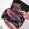thumbnail image 6 of Sikiie Bird 2 Print Flip Double-layer Pencil Case, All-purpose Stationery Bag for Study and Office, Zipper Design, Unisex, 6 of 7