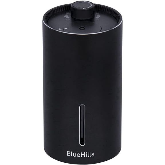 BlueHills Waterless Diffuser Cordless Car Essential Oil Diffuser - J03 Black
