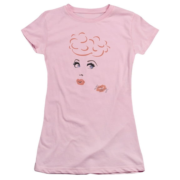 I Love Lucy - Eyelashes - Juniors Teen Girls Cap Sleeve Shirt - XX-Large