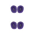 thumbnail image 3 of Tholdsy 2 piezas Cojín para auriculares Auriculares montados en la cabeza Esponja Aislamiento de ruido Auriculares Malla transpirable Orejeras Violeta 2piezas, 3 of 6