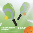 thumbnail image 7 of GASKY Pickleball Paddles Set with 2 Paddles 4 Pickle Balls Carry Bag Lightweight Portable Fiberglass Surface Green For Youth Adults Family, 7 of 7