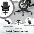 thumbnail image 7 of Vitesse Big and Tall Office Chair Ergonomic Black Leather Desk Chair Comfortable and Stylish Set of 1, 7 of 7