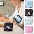 thumbnail image 2 of JingChun Sanitary Napkin Storage Bag, Portable Sanitary Napkin Storage Pouch Reusable Menstrual Cup Pouch with Zipper 4*4 inch Teen Feminine Products Bag for Girls,Women,Ladies, 2 of 2