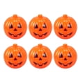 thumbnail image 1 of Miangastore 6pcs Plastic Pumpkin Shaped Storage Box Case Container Halloween Mini Gift Holder Props (Yellow), 1 of 8