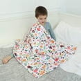 thumbnail image 2 of BORITAR Dual Sided Lightweight Polyester Flower Baby Blanket, 30 x 40 inch, 2 of 6