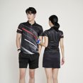 thumbnail image 4 of Ropa de bádminton Traje deportivo Camiseta de manga corta para hombres y mujeres Impresión Grupo de competición Compra de ropa para equipos Tabla, 4 of 5