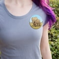 thumbnail image 2 of African Elephant Pinback Button Pin, 2 of 4