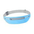 thumbnail image 3 of Riñonera para correr, soporte para teléfono, riñonera deportiva portátil, riñonera para correr, cinturón para fitness, senderismo y ciclismo Azul, 3 of 8