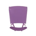 thumbnail image 6 of Noble House Taro 3-Piece Outdoor Modern Metal Bistro Set in Matte Purple, 6 of 9