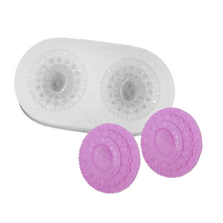 

Fancy Earrings Jewelry Brooch Silicone Mold Fondant Mold Cake Cupcake Decorating Chocolate Baking Mould DIY