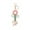 A, variant on LYMAYTER Lightweight Keychain Crochet Flower Keychain - Handmade, Colorful, for Backpack