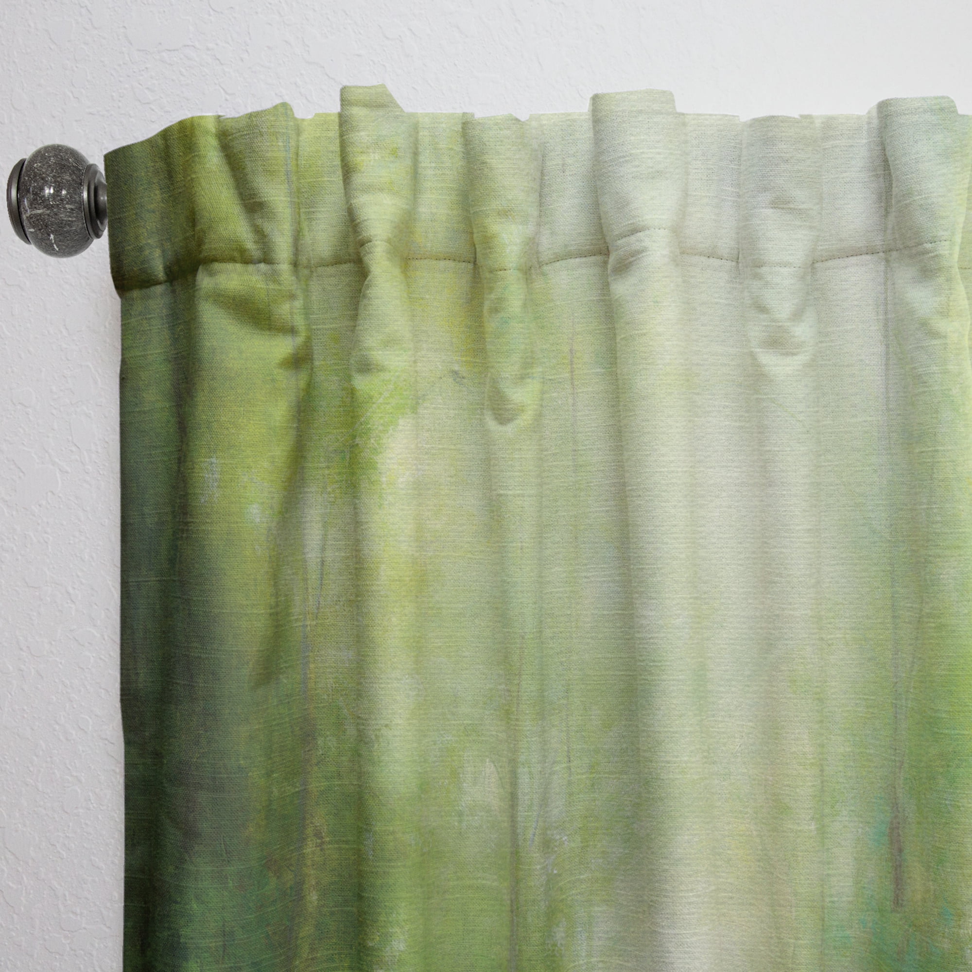 Designart 'Light Into the Clearing Forest' Traditional Curtain Panel