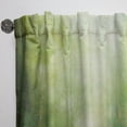 thumbnail image 3 of Designart 'Light Into the Clearing Forest' Traditional Green Sheer Curtain Panel, 3 of 5