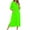 Green, variant on LADIGASU Women's Winter Warm Nightgown And Winter Nightdress Zip With Pokets Loose Pajamas