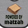thumbnail image 4 of Inktastic Funny Passover Powered by Matzah Boys or Girls Baby Bib, 4 of 4