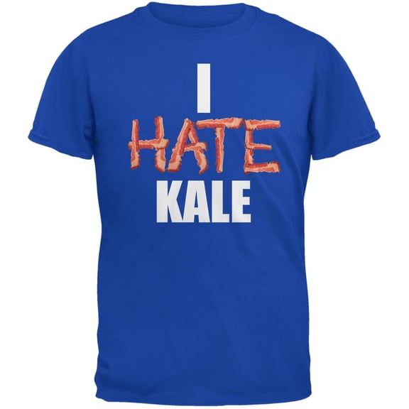 I Hate Kale Royal Adult T-Shirt - 2X-Large