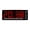 Red, variant on Sleekly Digital Clock With Large Screen And Easy To Read Time And Date Display Alarm Clock For Any Room Timekeeping
