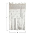 thumbnail image 2 of Bloomingville Hand-Woven Cotton Blend Macramé Curtain, 2 of 5