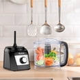 thumbnail image 4 of Costway 3-Cup Electric Food Processor Vegetable Chopper w/ Stainless Steel Blade, 4 of 10