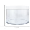 thumbnail image 3 of 120G/120ML 4 Oz High Quality Plastic Cosmetic Sample Jars with White Lids, 3 of 3