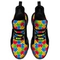 thumbnail image 4 of Uminder Womens Walking Shoes Autism Awareness Sneakers Black Shoes Size 13, 4 of 5