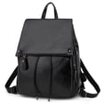 thumbnail image 4 of Womens Faux Leather Backpack Solid Color Fashion Mini Backpack Casual Daypack, 4 of 10