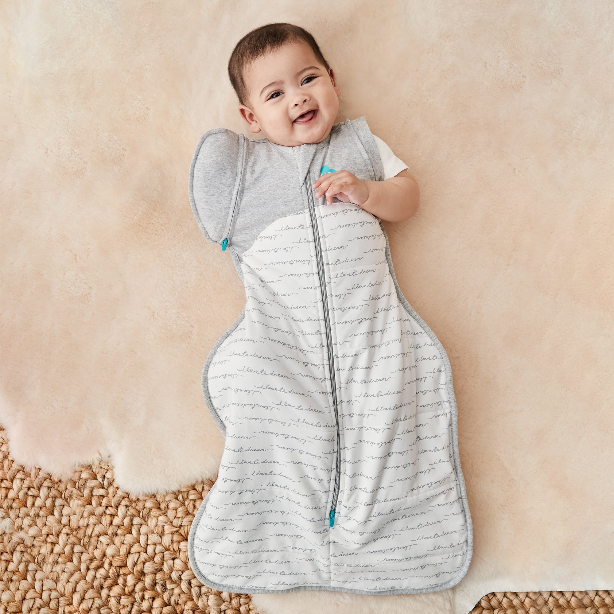 Love to Dream Swaddle UP Transition Baby Sleep Bag Warm 2.5 TOG, Zip-Off Wings, Medium 13-19 lbs, Dreamer