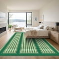 thumbnail image 3 of ODIKA 3'x5' Machine Washable Non-Slip Area Rug, Geometric Green High Traffic Rug, Green, 1051564, 3 of 7