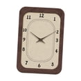 thumbnail image 3 of Reloj de pared creativo y silencioso de madera para apartamento, comedor y oficina. Estilo A, 3 of 9