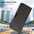 thumbnail image 7 of Leather Flip Wallet Case for Google Pixel 9 Pro XL/Pixel 10 Pro XL, Card Holder Magnetic Closure Protective Phone Cover,Black, 7 of 7