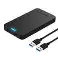 thumbnail image 1 of Carcasa de disco duro SABRENT SATA a USB 3.0 de 2,5 pulgadas para SSD, 1 of 7