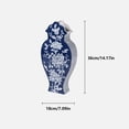 thumbnail image 2 of Blue and White Porcelain Vase Plant Pot Table Decoration Flowers Arrangement Flower Vases, 2 of 7