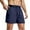 Navy, variant on BUWTTER Pants for Men Running Shorts With Zipper Pockets 7"/ 5" / 9" Lightweight Basketball Gym Workout Athletic Shorts Trousers Black L