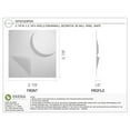 thumbnail image 2 of Ekena Millwork 11 7/8"W x 11 7/8"H Apollo EnduraWall Decorative 3D Wall Panel (10-Pack for 9.79 Sq. Ft.), 2 of 12