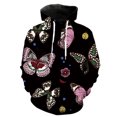 thumbnail image 1 of Sudadera con capucha y cremallera para hombre y mujer, diseño de mariposa de dibujos animados, con estampado 3D, unisex, estilo hip hop, estilo Harajuku, de manga larga, con capucha, 1 of 6