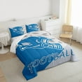 thumbnail image 3 of jejeloiu Football Game Gaming Twin Comforter Sets,American Rugby Lovers Bedding Set For Adults Reversible 2-Piece, 3 of 8