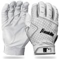 thumbnail image 1 of Guantes de bateo Franklin Sports 2nd-Skinz, blancos, para adultos, pequeños, 1 of 1