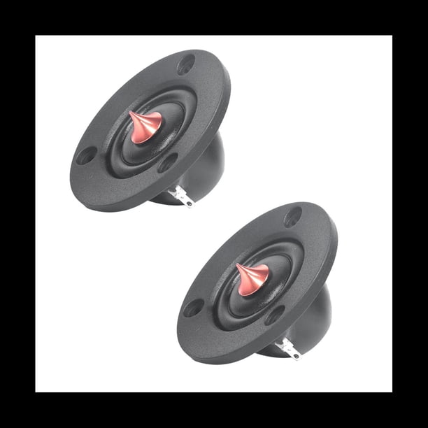 2 Unidades de Altavoz de Tweeter de CúPula de 2 Pulgadas, Diafragma de Seda , Agudos de Neodimio, Cine en Casa para Coche, 4Ohm
