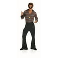 thumbnail image 2 of Fun Shack Mens 70s Rainbow Disco Fever Costume 1970s Dancing Fancy Dress Halloween Black M, 2 of 3