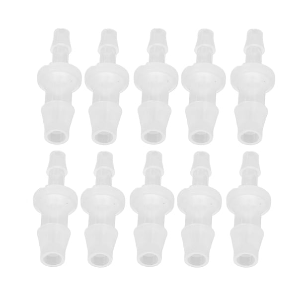 10 piezas de conector reductor de púas para manguera conector de unión recto reductor adaptador de bomba de aire de acuario PP para conexión de tubo de silicona 4 modelos ANGGREK Otros