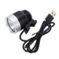 thumbnail image 1 of UV Flashlight, Handheld Ultraviolet Flashlight Kit Lightweight ABS Aluminum Rubber Stable Single Lighting Mode USB  For Anti Counterfeiting For Detection, 1 of 8