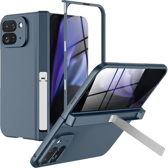 Cases for Google Pixel Fold 2 Phone Case, [Kickstand & Magnetic Hinge Protection][All-Inclusive Protection] Anti Scratch Anti Drop Shockproof Phone Case for Google Pixel Fold 9 5g Case, Green