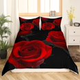 thumbnail image 3 of juego de cama de lujo Rosa Floral Funda Nórdica para Niñas Mujeres Pareja Amante, 3 of 6