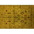thumbnail image 1 of Ahgly Company Indoor Rectangle Oriental Yellow Industrial Area Rugs, 3' x 5', 1 of 4