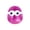 B002- Purple, variant on Relaxation Toys, Sensory Squeeze Toys, Ball, Stress Ball Squeeze, 1X1 Inch Purple Big Eye Monster Squeeze for Quick Tension Release, Soft Tactile Interaction