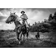 thumbnail image 2 of Girmencea, Robert 32x24 White Modern Wood Framed Museum Art Print Titled - Wild Life, 2 of 4