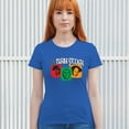 thumbnail image 4 of The Three Stooges Colorful T-Shirt Funny 3 Wise Guys Curly Moe Larry Shemp Classic Retro American Legend Women's Tee, 4 of 7