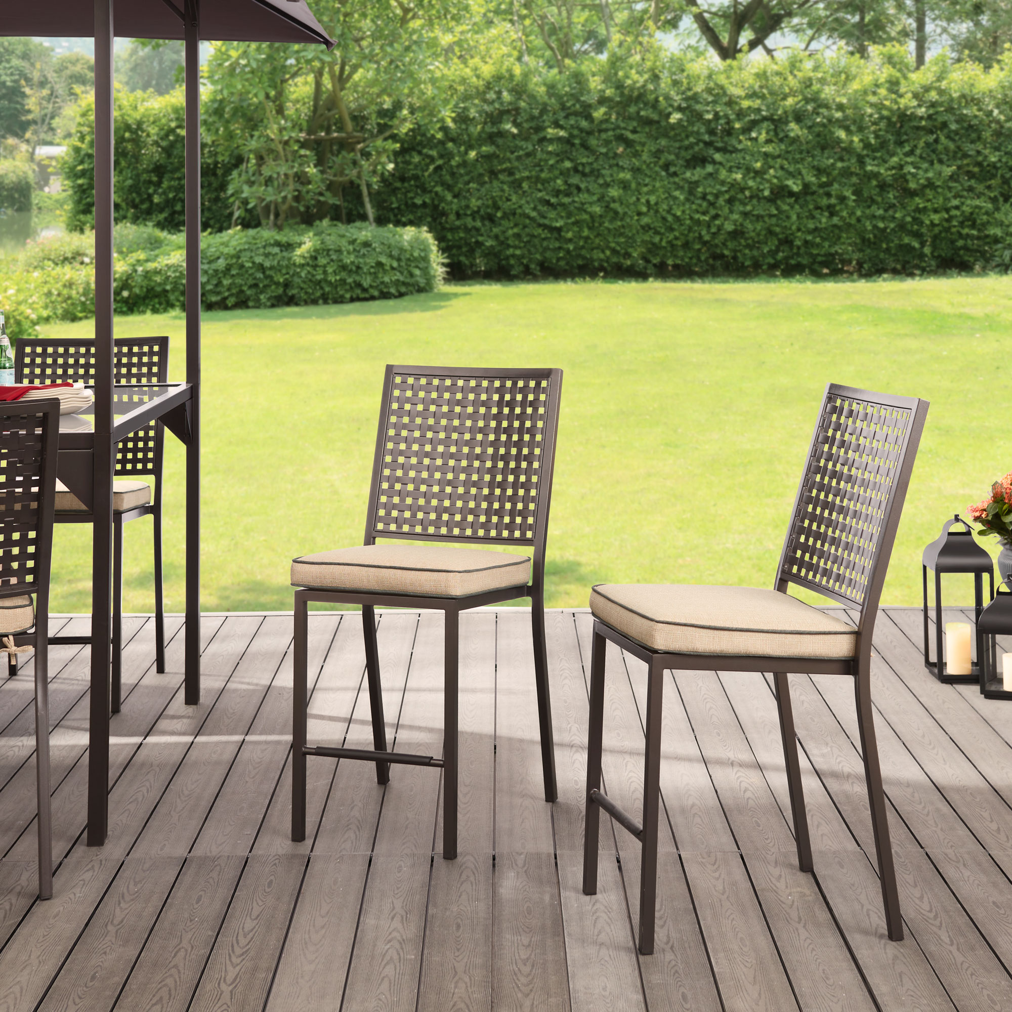 Mainstays Droma 9-Piece Gathering Height Dining Set