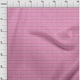 thumbnail image 2 of oneOone Georgette Viscose Fabric Diamond & Leaves Block Printed Craft Fabric BTY 42 Inch Wide, 2 of 4