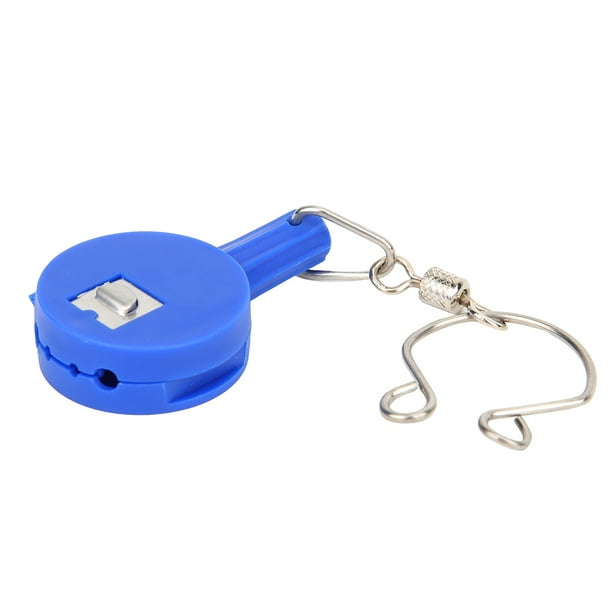 Herramienta para Atar anzuelos de Pesca, Herramienta de Nudo rápido de Pesca multifunción de 3 Piezas Dispositivo de Seguridad para Aparejos de Pesca(Azul) Ecomeon no